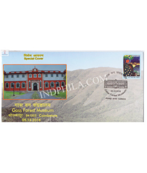 India 2018 Special Cover Of Gass Forest Museum 2018 Coimbatore