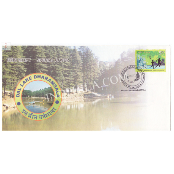 India 2019 Special Cover Of Dal Lake Dharamsala 2019