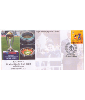 India 2023 Special Cover Of Icc Mens Cricket World Cup India 2023