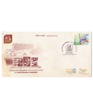 India 2023 Special Cover Of Itc Mission Millets 2023 New Delhi