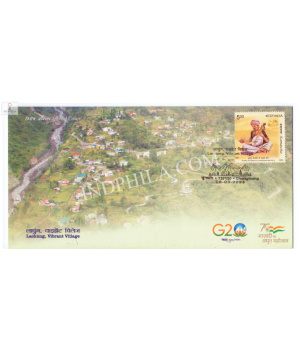 India 2023 Special Cover Of Lachung Vibrant Village 2023 Chungthang