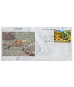 India 2023 Special Cover Of Rajpex 2023 Otter Jaipur