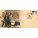 India 2024 Special Cover Of Lantern Badges And Spear Of Runner 2024 Kolkata