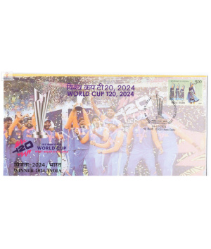 India 2024 Special Cover Of World Cup T20 2024 New Delhi