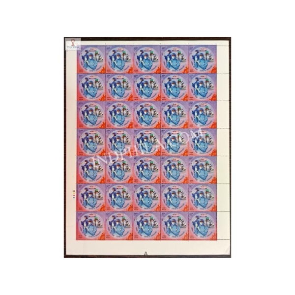 INDIA 2020 Salute to Covid 19 Warriors Testing Unit MNH FULL SHEET 35 Stamps