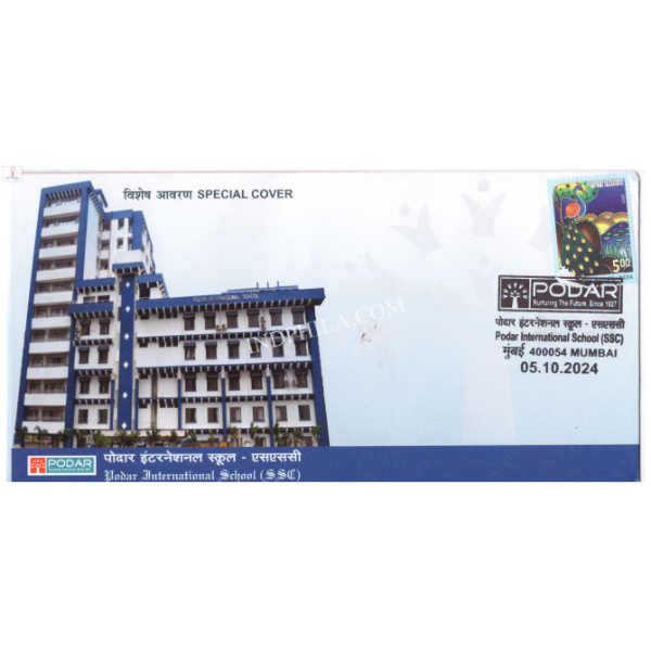 India 2024 Special Cover of Podar International School SSC