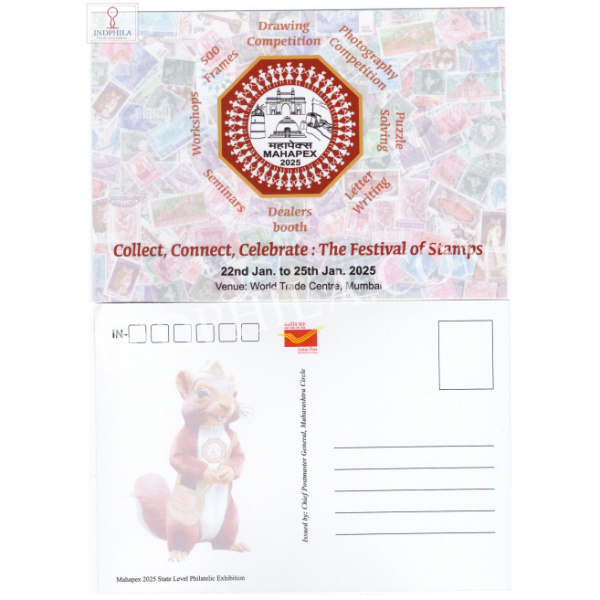 Picture Post Card of Mahapex 2025 State Level Philatelic Exhibition