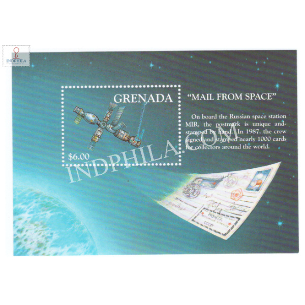 Mail From Space Grenada MNH Souvenir Sheet