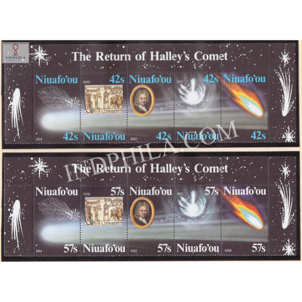 The Return of Halleys Coment Niuafoou MNH Miniature Sheet