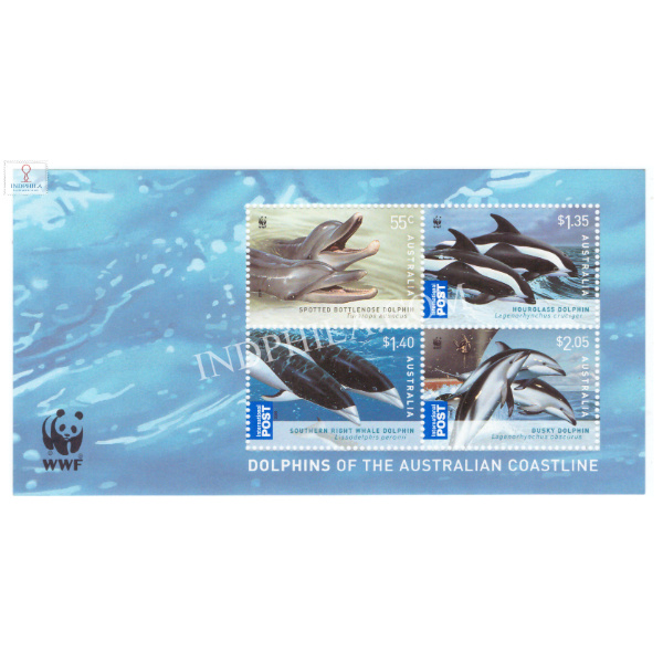 WWF Dolphins of The Australian Coastline MNH Miniature Sheet