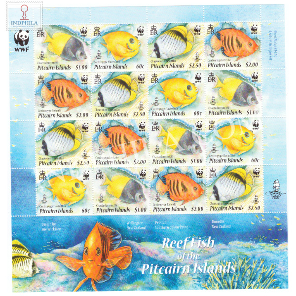 WWF Reef Fish of the Pitcairn Islands MNH Sheet