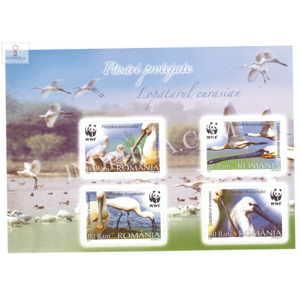 WWF Romania WWF Birds MNH Miniature Sheet