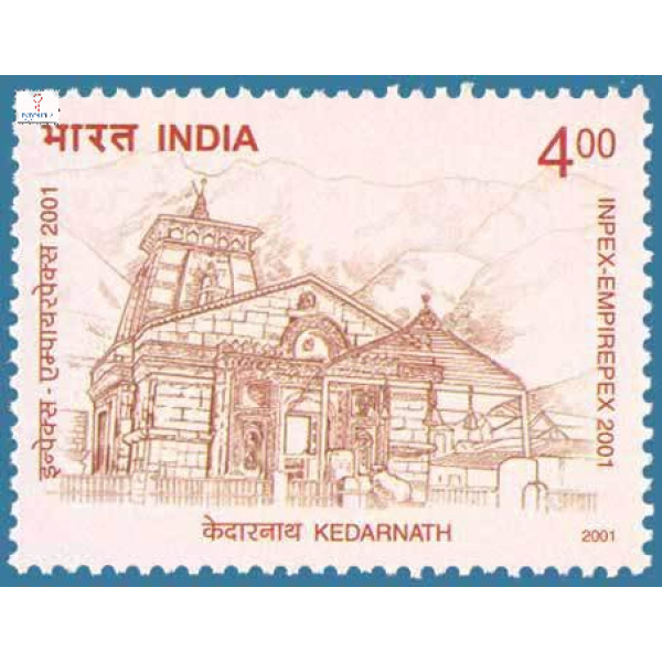 India 2001 Temple Architecture Kedarnath Mnh Single Stamp