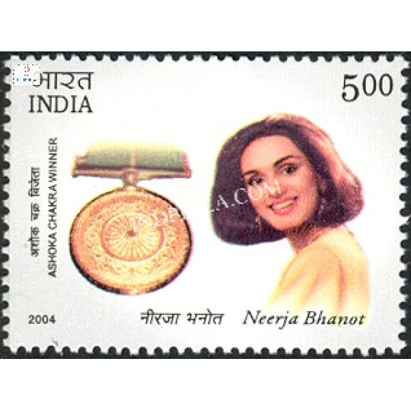 India 2004 Ashok Chakra Winners Neerja Bhanot Mnh Single Stamp
