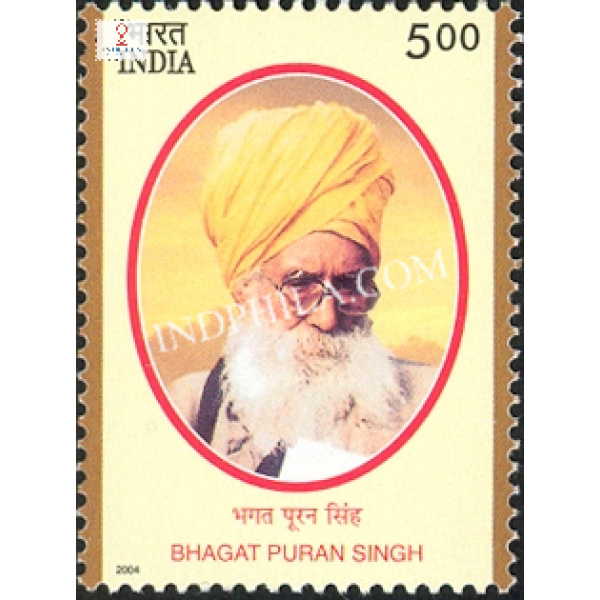 India 2004 Bhagat Puran Singh Mnh Single Stamp