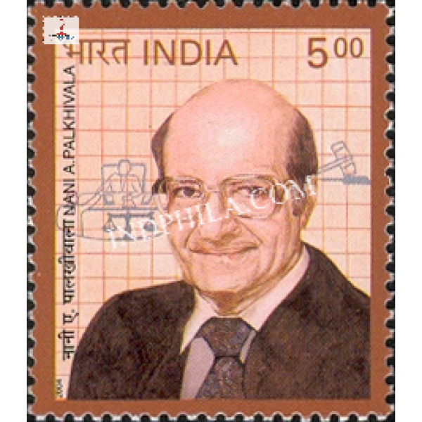 India 2004 N A Palkhivala Mnh Single Stamp