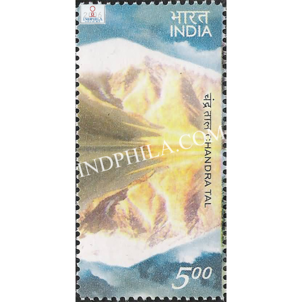 India 2006 Himalayan Lakes Chandra Tal Mnh Single Stamp