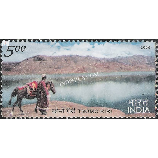 India 2006 Himalayan Lakes Tsomo Riri Mnh Single Stamp