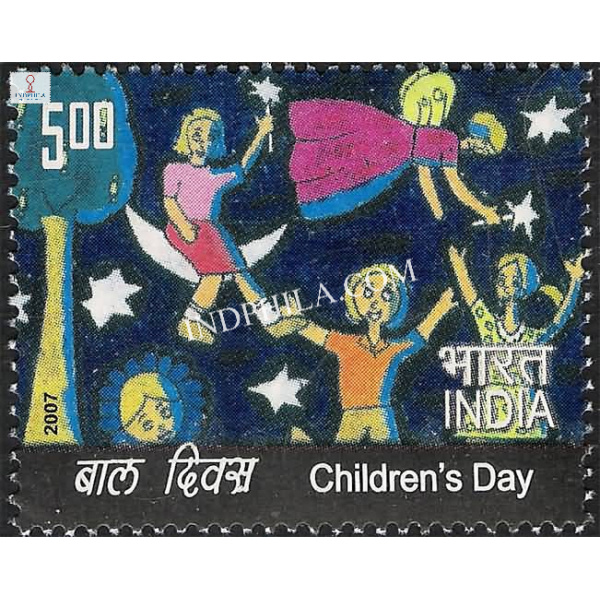 India 2007 ChildrenS Day S1 Mnh Single Stamp