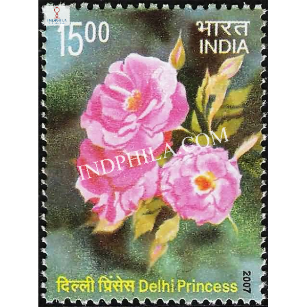 India 2007 Fragrance of Roses Delhi Princess Mnh Single Stamp