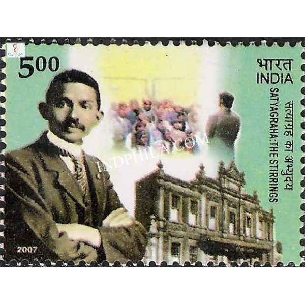 India 2007 Satyagraha The Stirring S3 Mnh Single Stamp