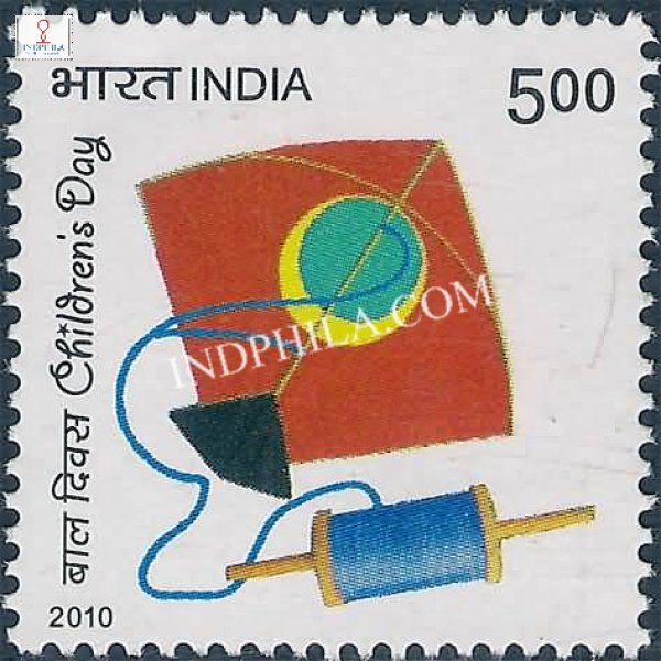 India 2010 Childrens Day Kites Mnh Single Stamp