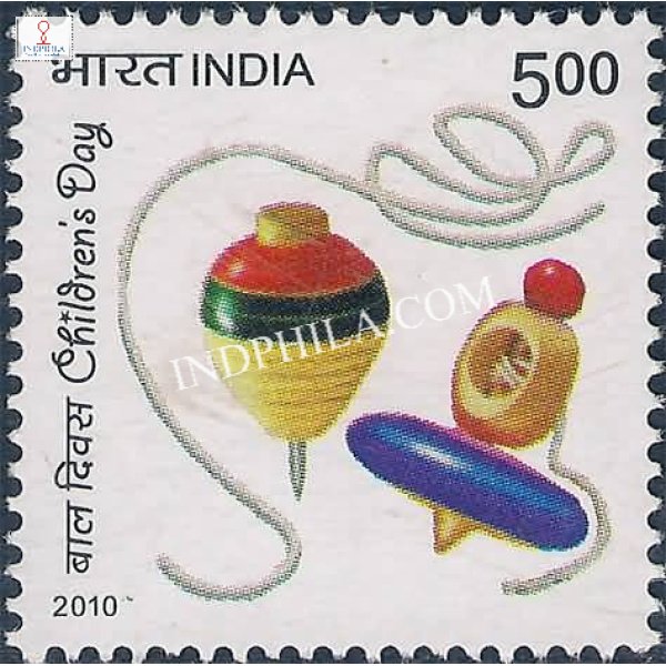 India 2010 Childrens Day Pin wheels Mnh Single Stamp