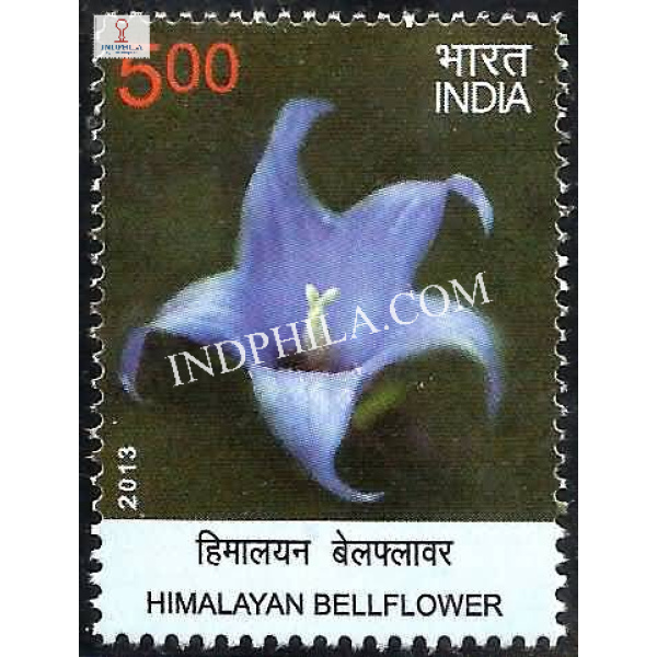 India 2013 Wild Flowers Himalayan Bellflower Mnh Single Stamp
