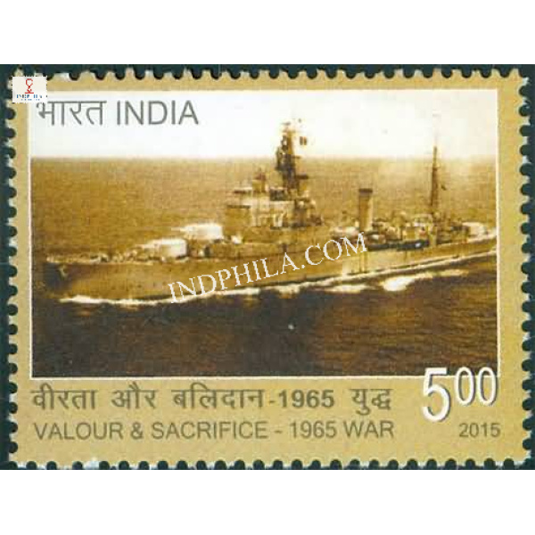 India 2015 Valour and Sacrifice 1965 War Navy Mnh Single Stamp