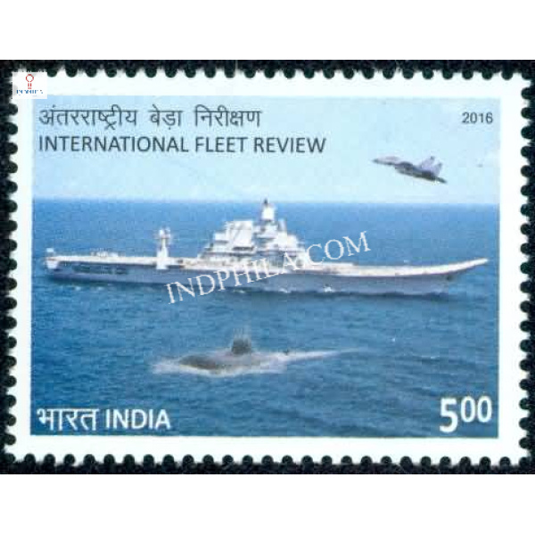 India 2016 International Fleet Review Mnh Single Stamp