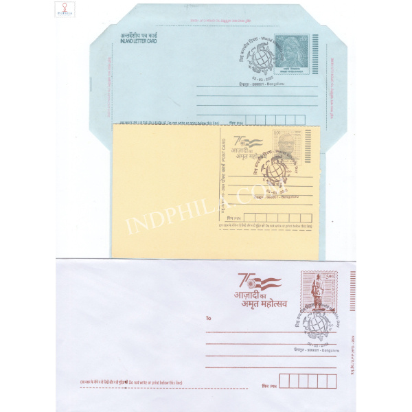 Special Cancellation of World Wildlife Day on Postal Stationery Postcard Inland Letter and Envelope