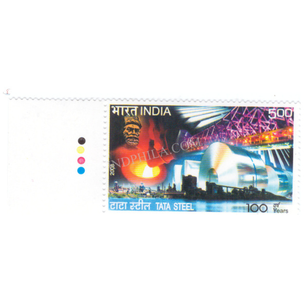 India 2008 Tata Steel 100 Years Mnh Single Traffic Light Stamp