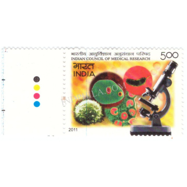 India 2011 Indian Council of Medical Research Mnh Single Traffic Light Stamp