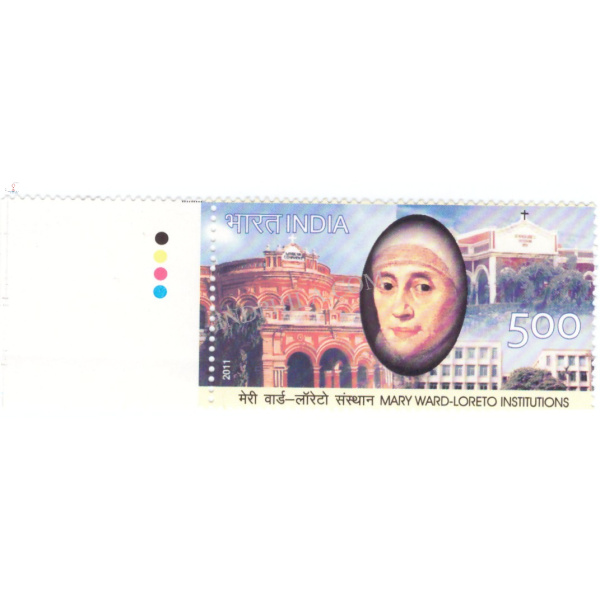 India 2011 Mary Ward Loreto Institutions Mnh Single Traffic Light Stamp