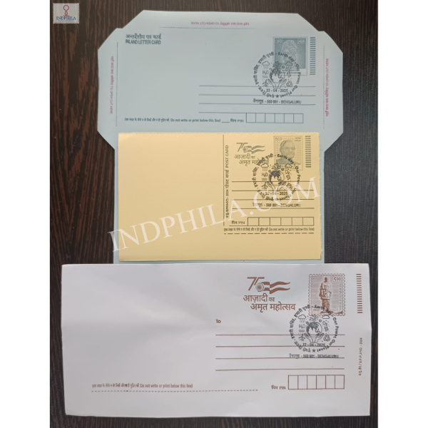 Special Cancellation of Earth Day 2025 on Postal Stationery Postcard Inland Letter and Envelope
