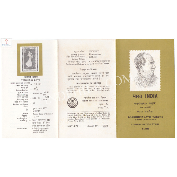Abanindranath Tagore Birth Centenary Brochure 1971