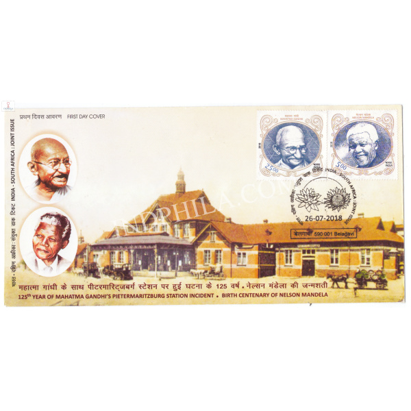 India 2018 India - South Africa Joint Issue 2 Fdc