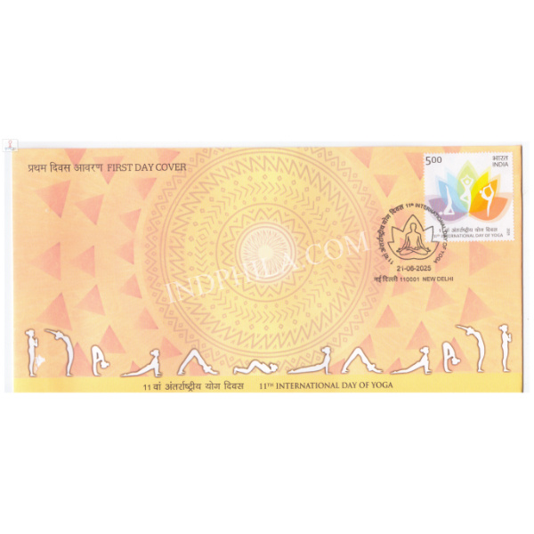 India 2025 International Day of Yoga FDC