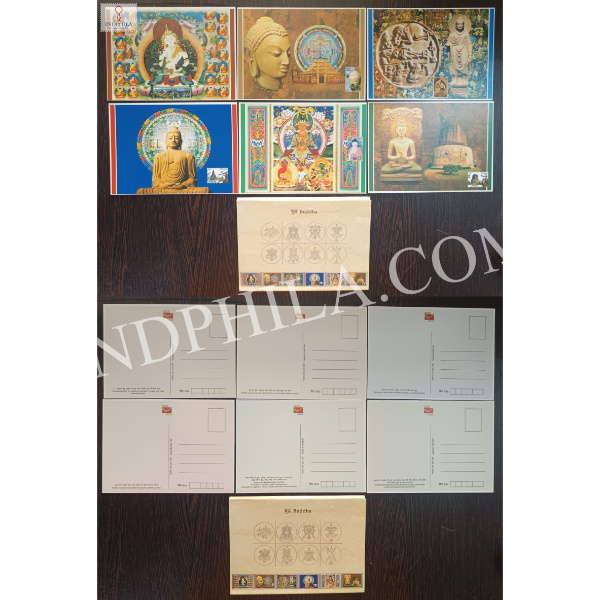 Picture Postcard of Buddha Set of 6 Cards