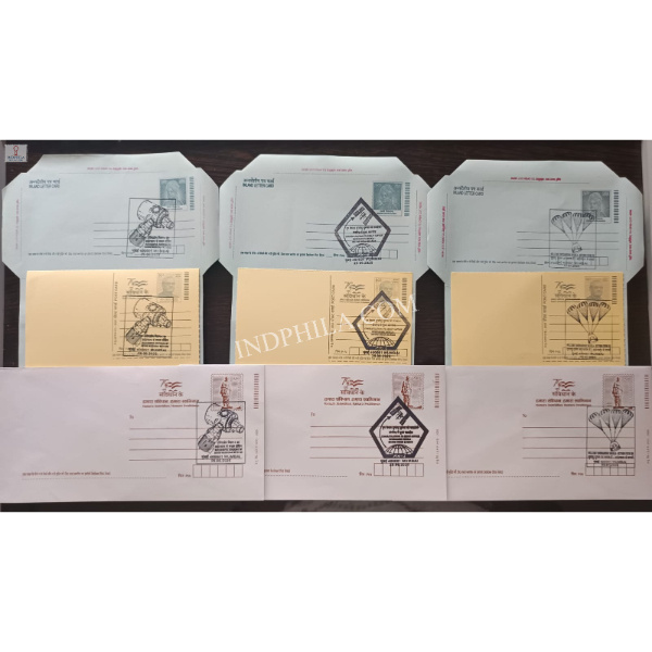 Special Cancellation of Shubhanshu Shukla - Second Indian in Space, Successful Docking of Axiom Mission-4 with ISS, Return from ISS Set of 3 Cancellation 2025 on Postal Stationery Postcard Inland Letter and Envelope